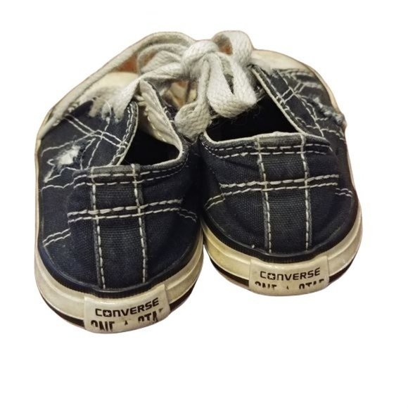 Converse Black One Stars Sneakers Kids Infant sz 7 Gently Used  Style M88 - Picture 3 of 7